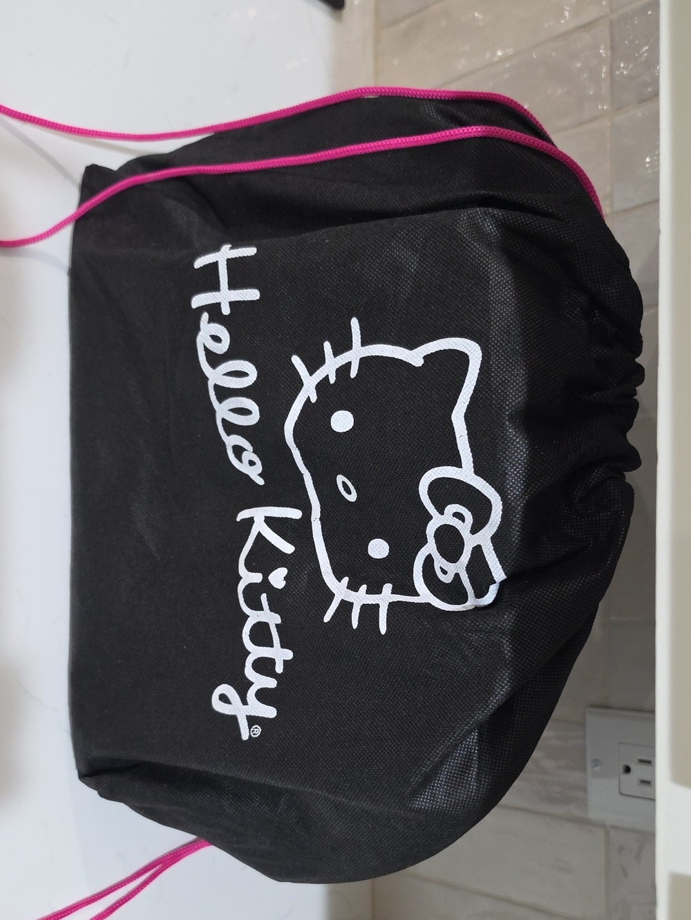 Loungefly Hello Kitty Black Backpack with Pink Accents